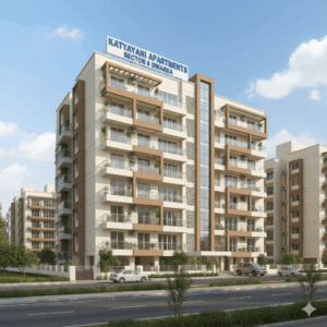 3 BHK Apartment in Katyayani Apartment Sector 6 Dwarka by Sikka Realtors
