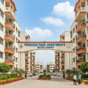 Princess Park Apartment Sector 6 Dwarka 3BHK For Sale – Spacious Family Flat with Balcony and Green Surroundings