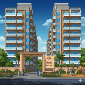 Shabad Apartment Sector 13 Dwarka 3BHK flat for sale – luxury homes with modern facilities and secure gated living by Sikka Realtors.